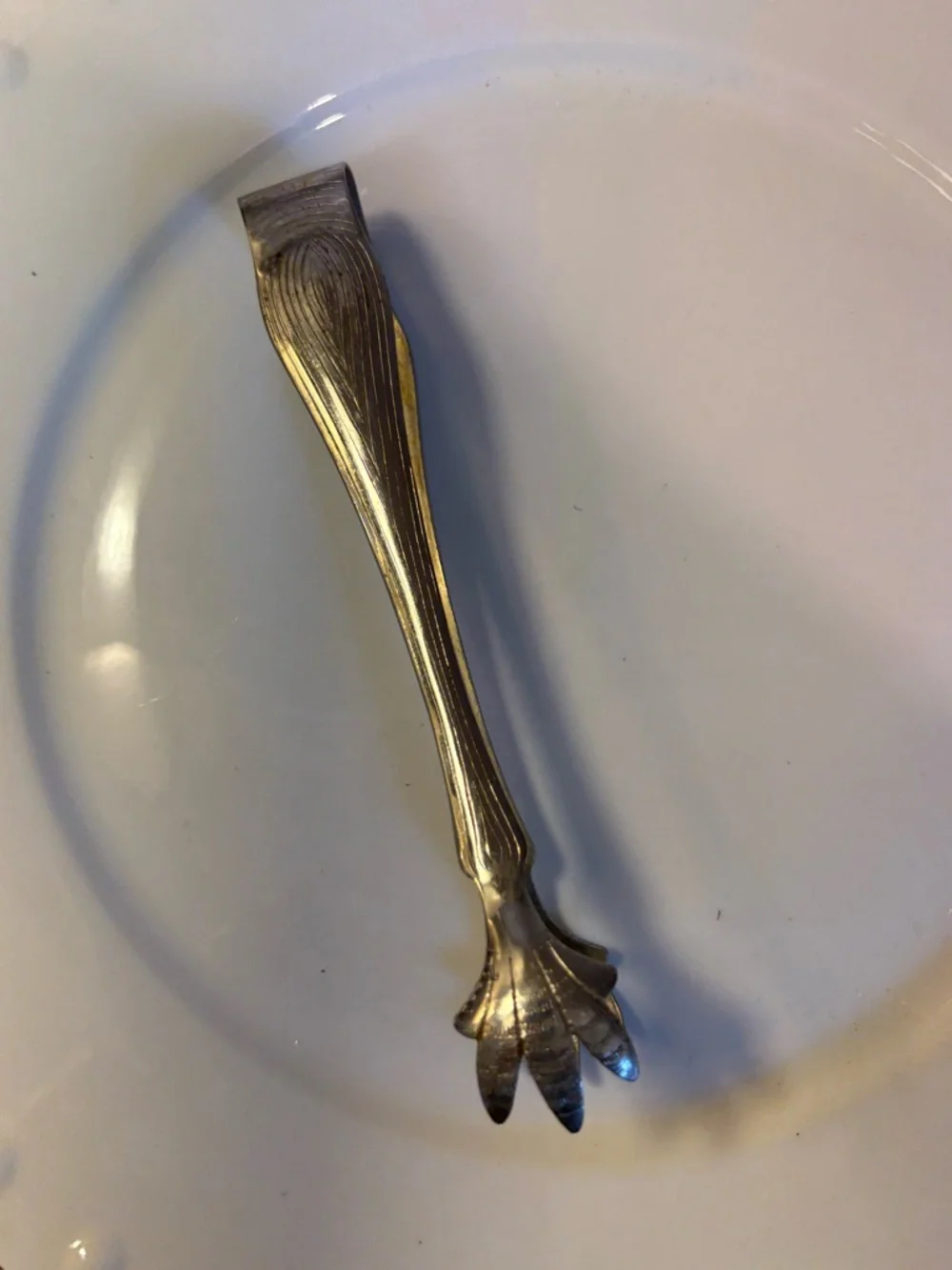 Vintage Clawfoot Ice Tongs